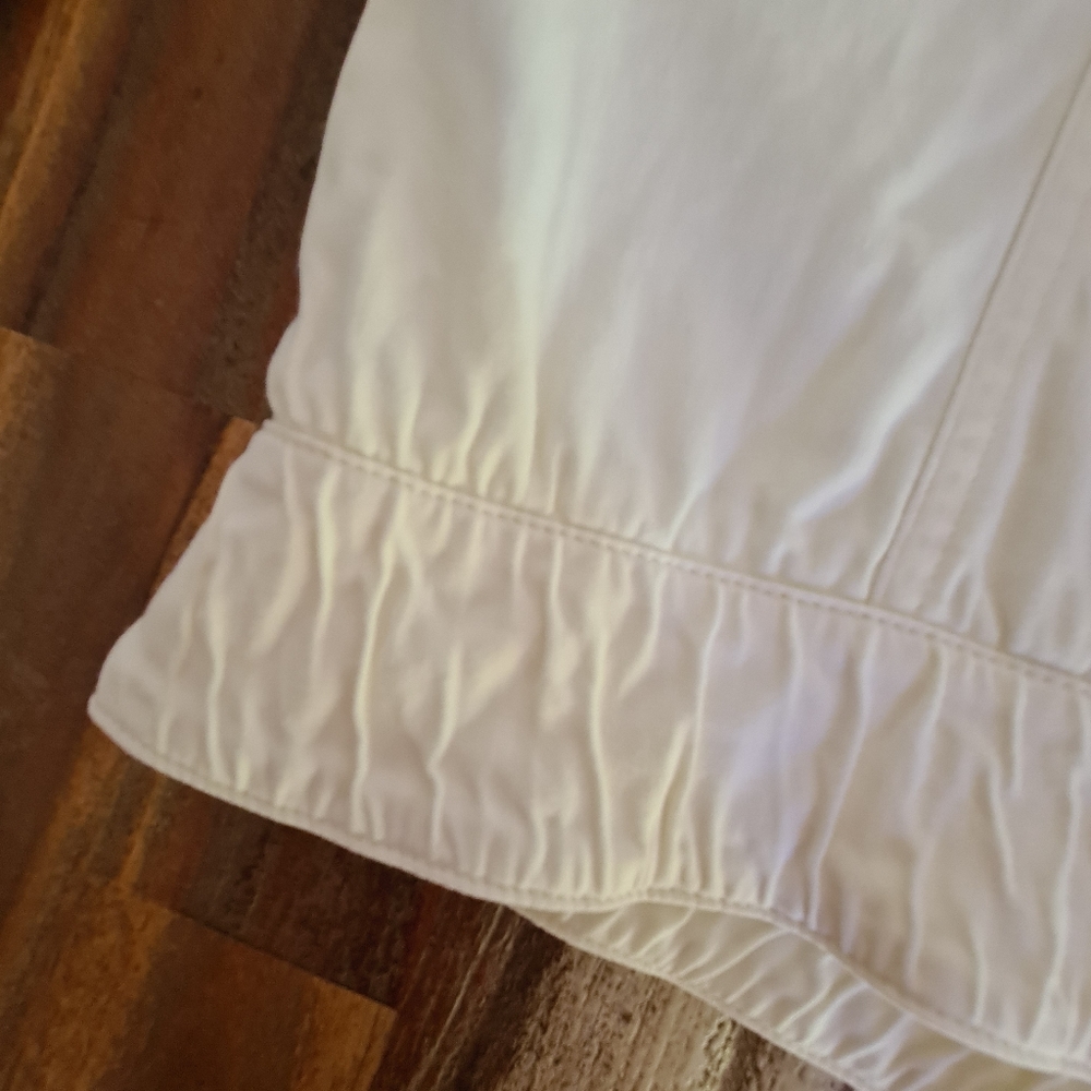Review Vintage Ivory Long Sleeve Jacket Size 10 - Picture 7 of 14